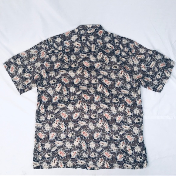 Reyn Spooner Hawaiian Shirt VTG Made In the USA - Picture 4 of 5